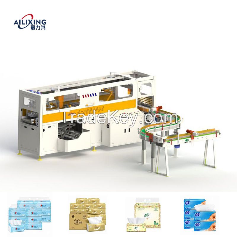 Low Cost Pouch Packer for Facial Tissue Easy Operation