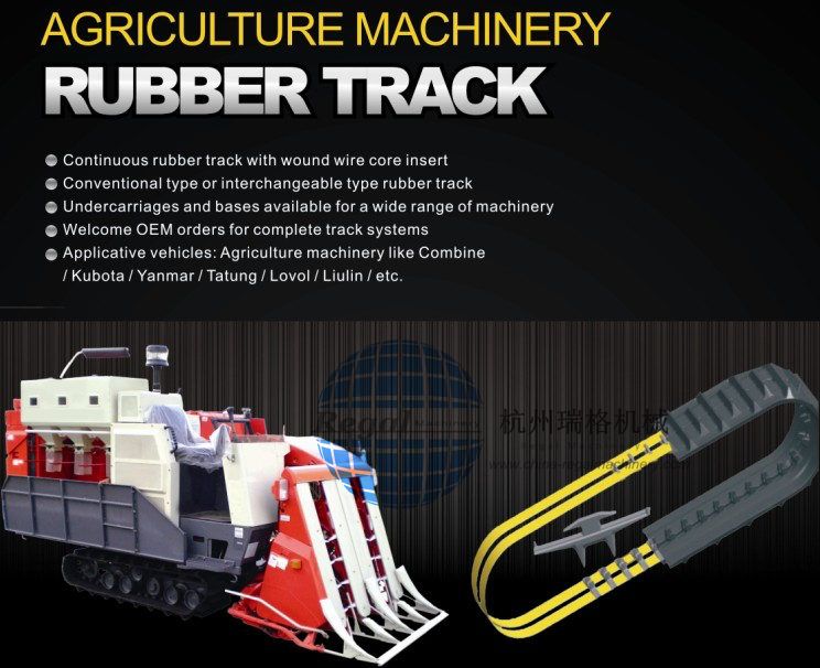 rubber tracks, rubber track for digger trucks harvester