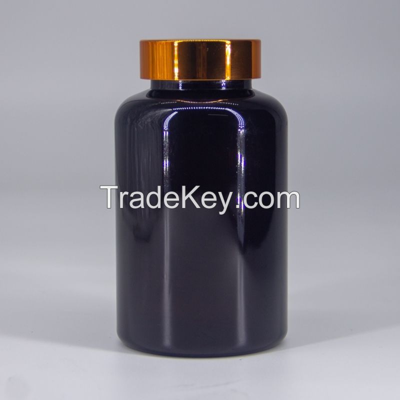 pet pill bottle with caps for health care product packing