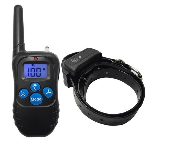 Remote dog trainer with Shock / vibration and sound.1000 ft remote range and rechargeable