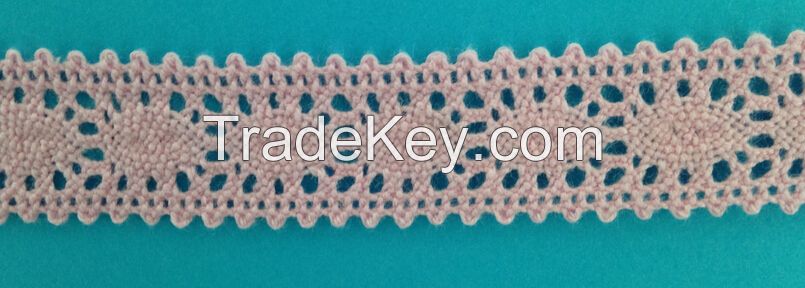 cotton crochet lace/lace trimming