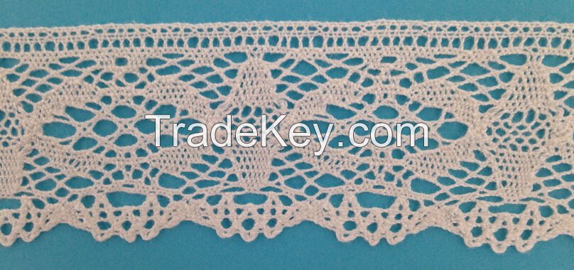 cotton crochet lace/lace trimming