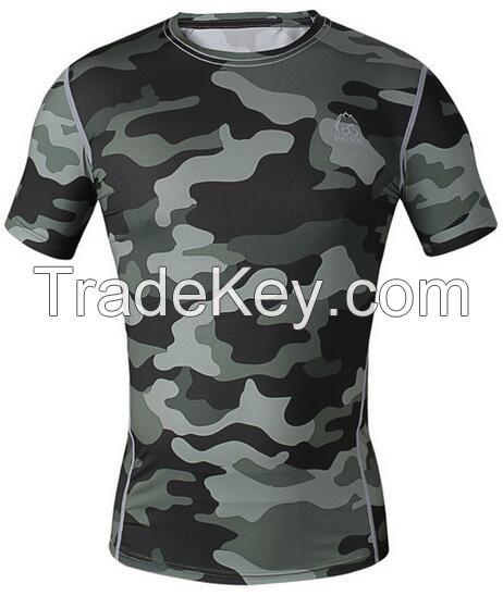 WHOLESALE short sleeve custom BJJ/MMA rashguard oem with sublimation