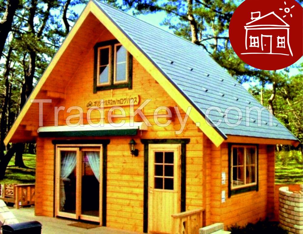 Pine Wood Log Cabin YASAKA with 2 floors