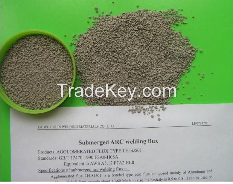 Aluminum and Titanium base agglomerated flux for Sub ARC Welding