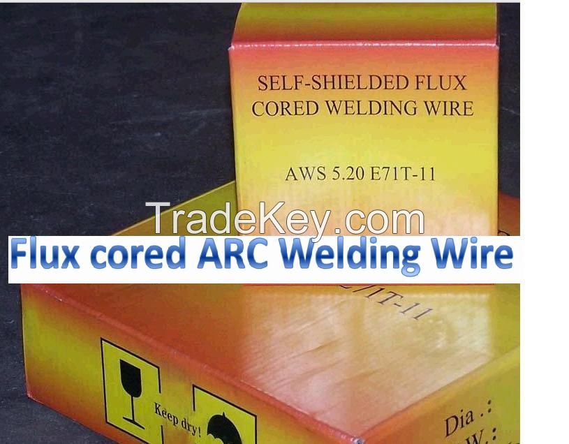 AWS E71TGS Self shielded flux cored wire for low alloy steel