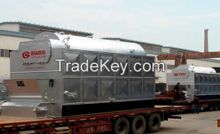 Biomass fuel steam boiler