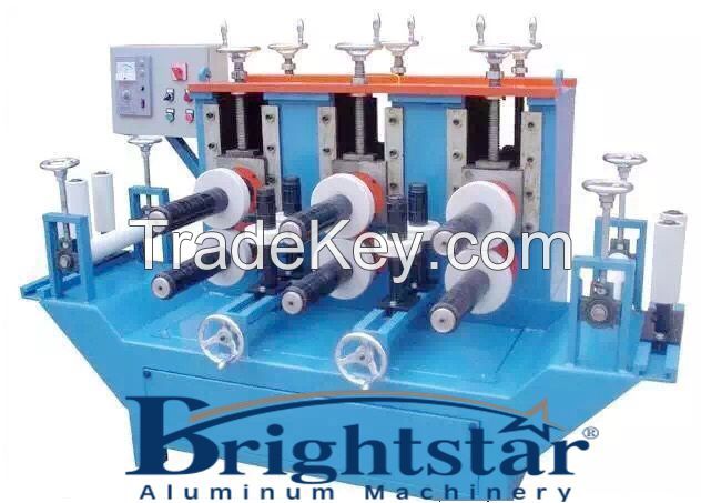 Aluminum profile shape correction machine