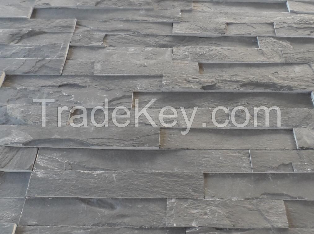Slate culture stone wall stone panel wall cladding stone