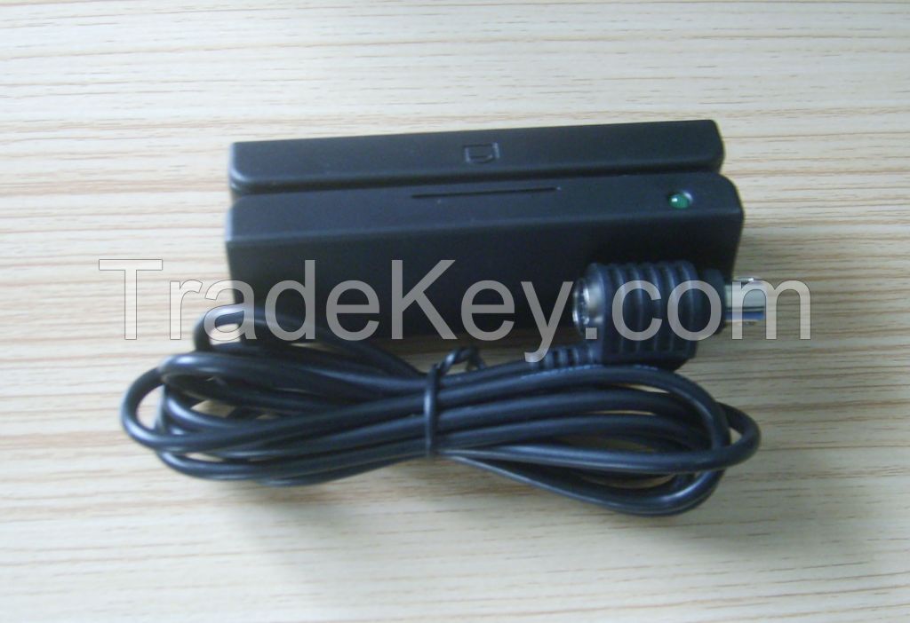 90mm length Mini PS2 magnetic card reader