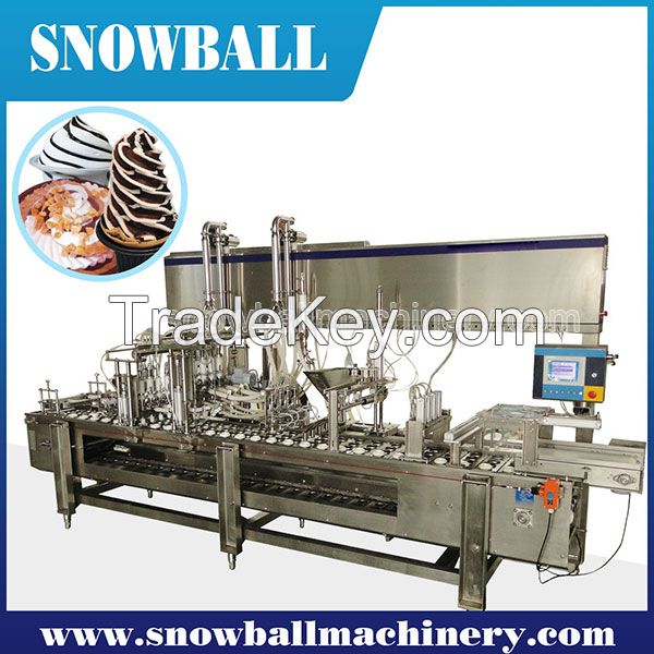 Sell ice cream filling machine+liner ice cream filling machine