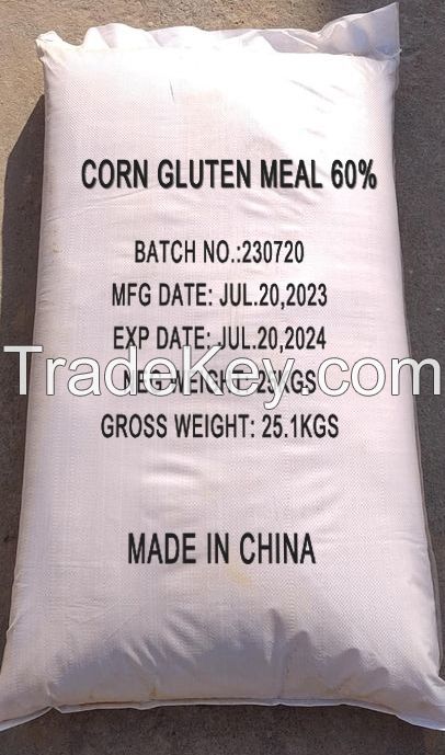 China Factory Price corn gluten meal 60% protein powder feed grade