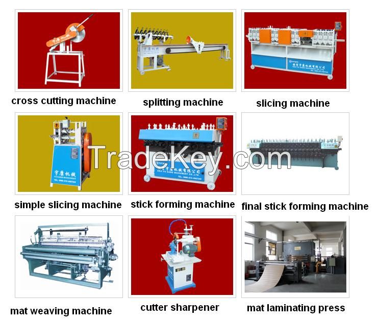 bamboo mat board corrugated sheet making weaving laminating press machine manufacturing production line plant