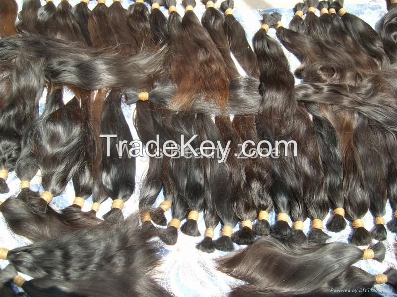 2015 Hot Sale Cabelo Humano Baratos De 1kg Bulk Staright Virgen Hair
