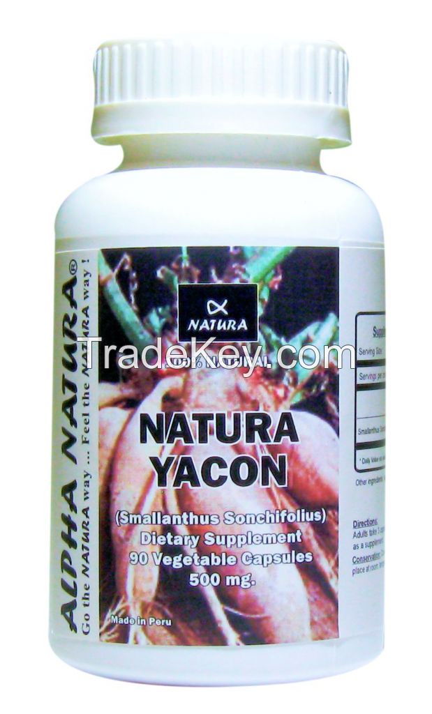 YACON  (Regulates Blood Sugar Levels and Cholesterol)