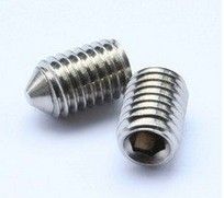 Cone point socket set screw