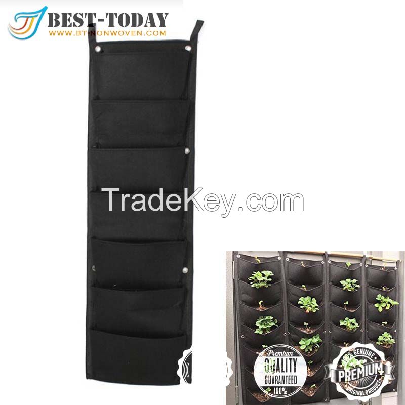 7-100 pocket vertical garden tan grow bag