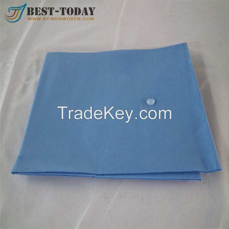 China Supplier High Quality Spunbond+Meltblown+Spunbond 3 Layers SMS polypropylene Nonwoven Fabric