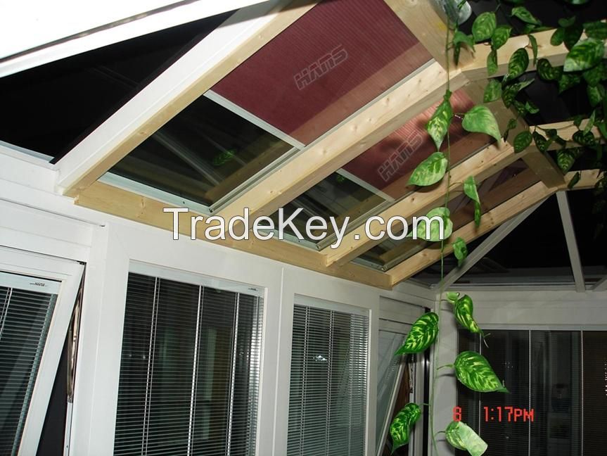 Sell Motorized Blackout Cellular Skylight/ Motorized Cellular Skylight between Glass / Electric Cellular Skylight Shade C27