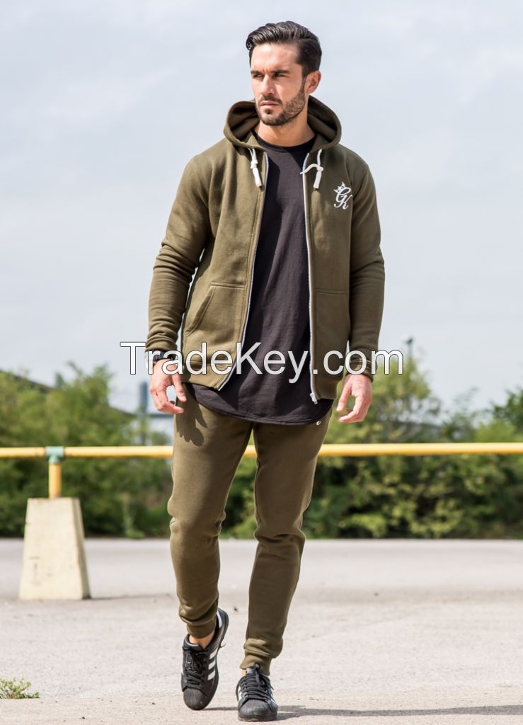 Khaki Greens Tracksuit Slim fit Fleece lining with the great quality of the set!..