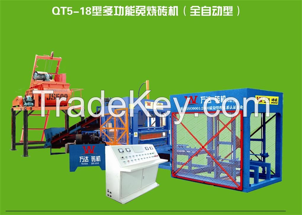 Hollow block making machine