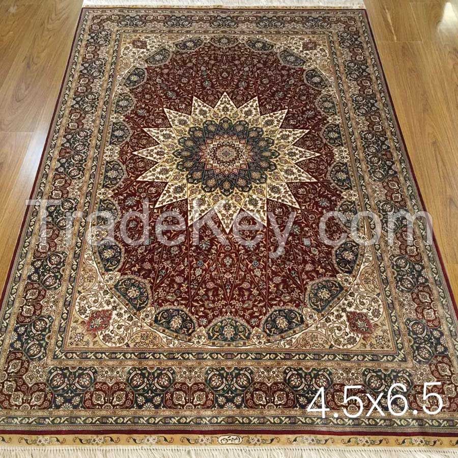 Persian Silk Rugs and Carpets Handmade