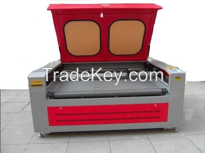 KH-1690/KH-1810 CO2 Laser Engraving/Cutting Machine W/Auto roll feeding system for fabric