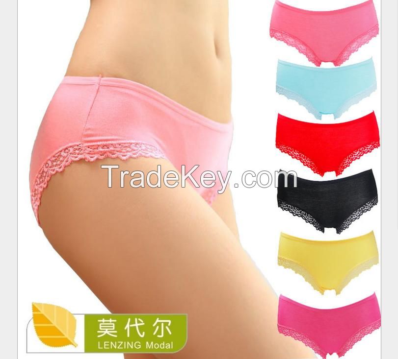 Ladies panties, lace, MOQ 60pcs