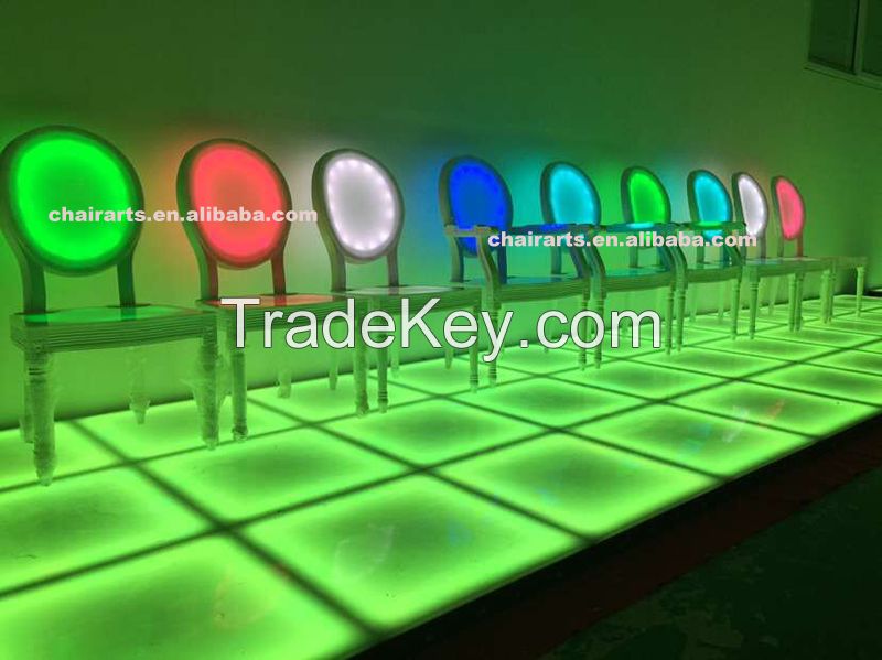 Led Light Up illuminated acrylic Chair