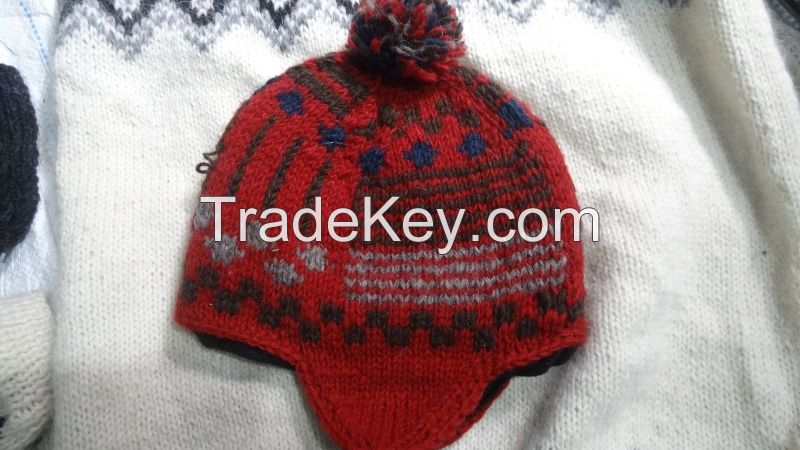 Woolen Airflap Winter Hats