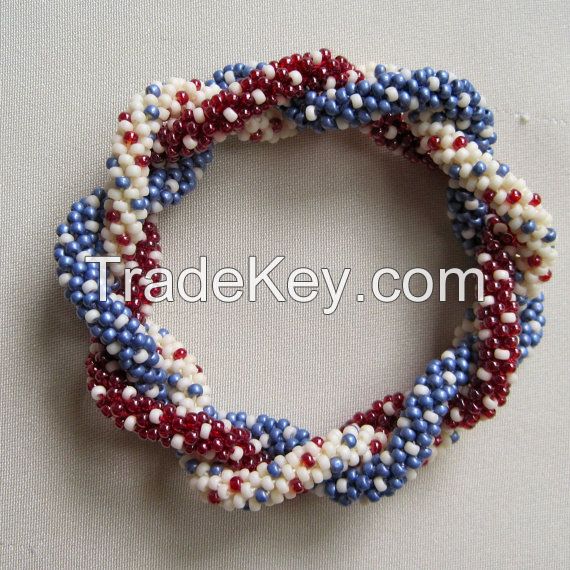 Glass Beads Roll Bracelets