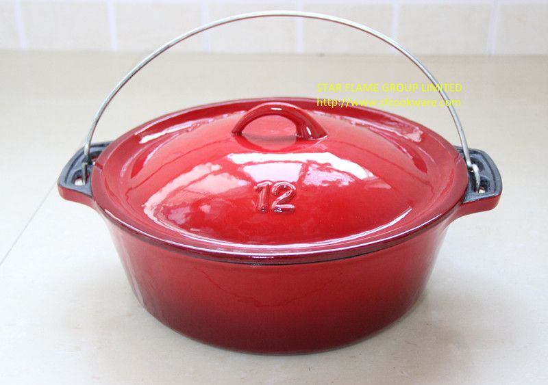 Cast iron bake pot