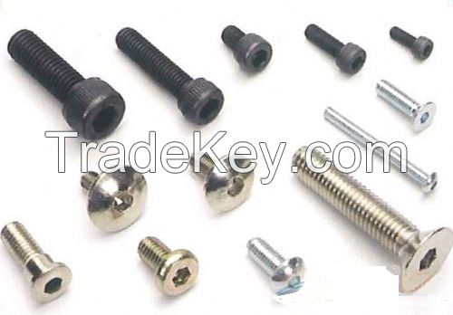 Screws and Bolts (HEX HEAD CAP SCREWS, HEXAGON SOCKET SCREWS, MACHINE SCREWS, SELF-TAPPING SCREWS, SOCKET SET SCREWS)