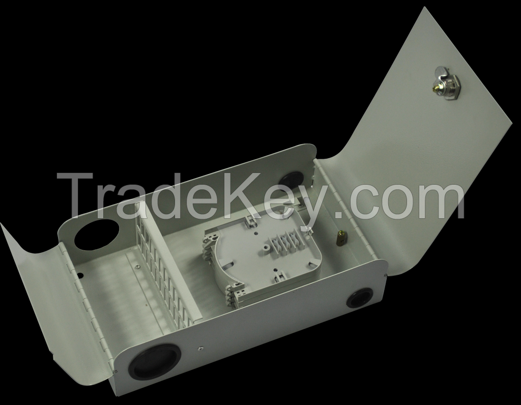 wall-mounted fiber optic distribution box