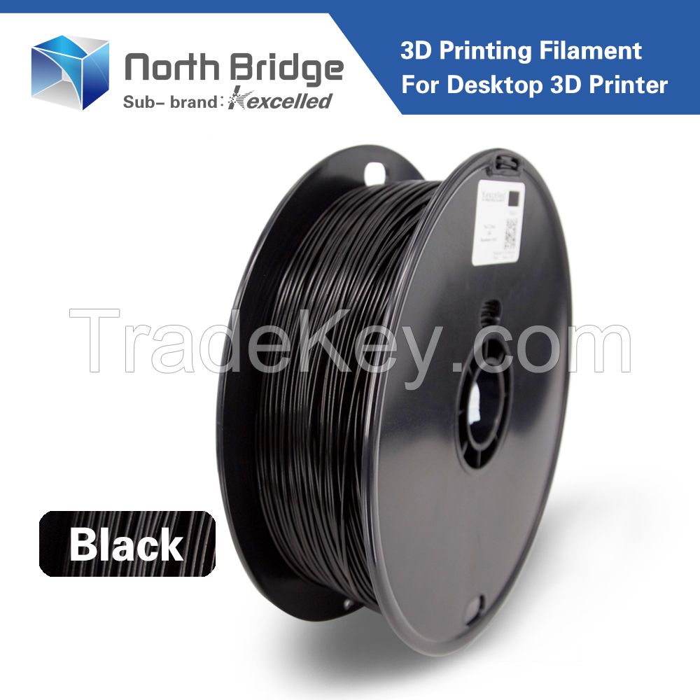 Factory direct multi color 1.75mm 3mm PLA ABS 3D Printer Filament for 3D printers