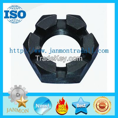 Sell black Castle Nut, Black castle nut, Zinc castle nut, Grade 8.8 castle nut