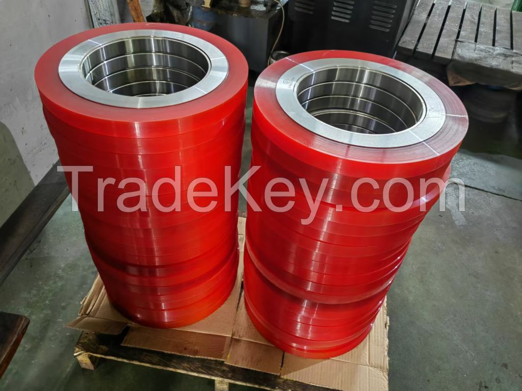 Metal Slitting Line Spare Parts Spacer with Rubber Ring