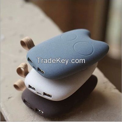 Totoro shape with keychain universal Power Bank