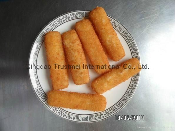 Breaded fish fillets, pollock fillets, cod fillets