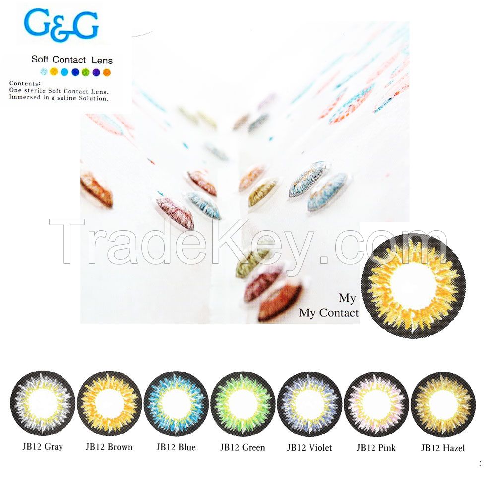 2016 GnG Dueba natural 3ton color contact lenses / wholesale / eye colored contact lenses