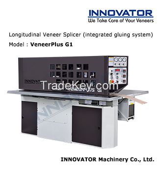 Longitudinal Veneer Splicer (integrated gluing system) Model: VeneerPlus G1