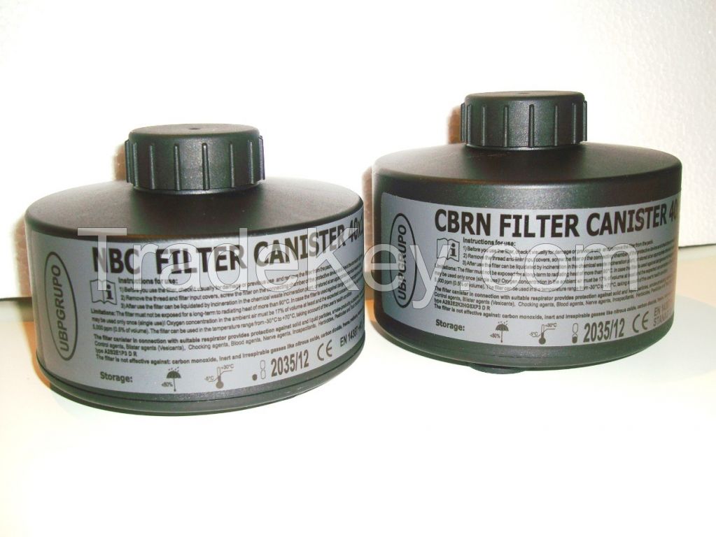 CBRN gas filter