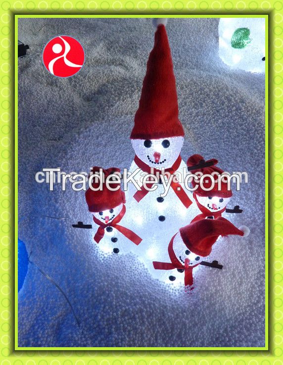 snowman. 20CM 32LED led motif light With CE rohs certificate