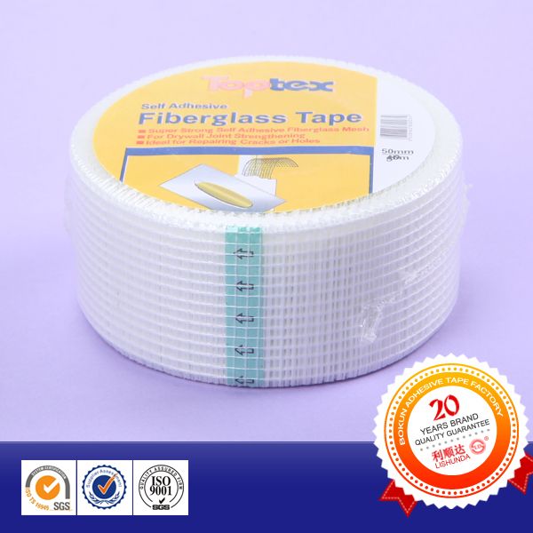 Self-adhesive Texturized Fiberglass Tape for Construction  fiber glass mesh tape