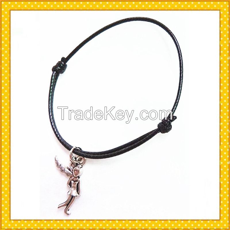 cute fashion girl wax rope bracelet SL0013