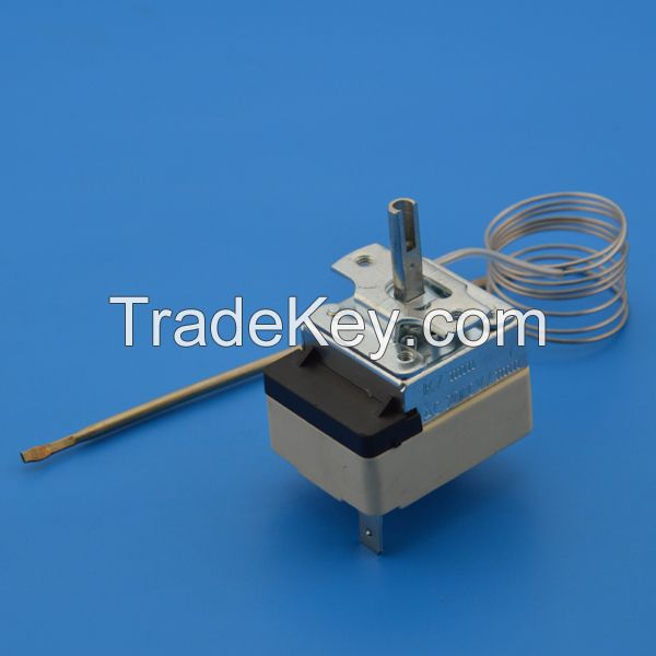 Oven capillary thermostat