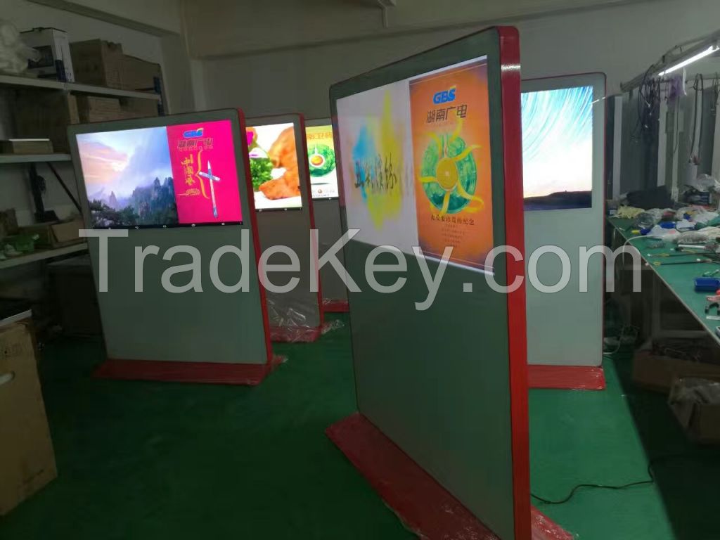 55 inch standing horizontal lcd advertising screen