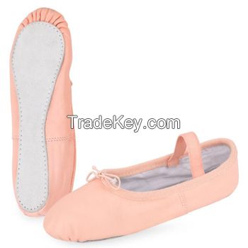 Ballet Shoes Leather Ballet Flats Split Sole Dance Slippers for Girls Toddlers Women