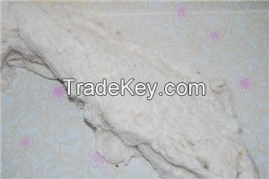 Silk Material 24mm, 38mm Raw White 100% Noil Silk Fiber