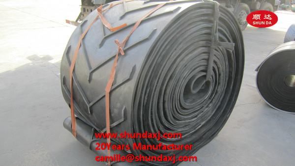 patterned conveyor belt, chevron conveyor belt, rubber conveyer belt patterned conveyor belt, chevron conveyor belt, rubber conveyer belt